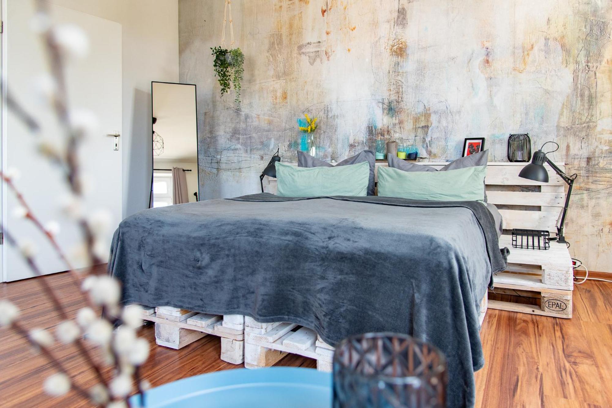 Industriecharme Apartment - Nespresso, Netflix, Wifi, Zentral, Messe Chemnitz Buitenkant foto